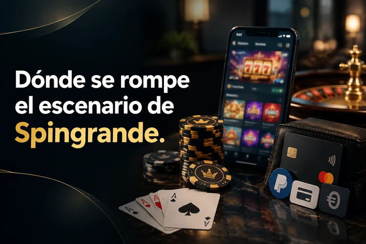 Dónde se rompe el escenario de Spingrande