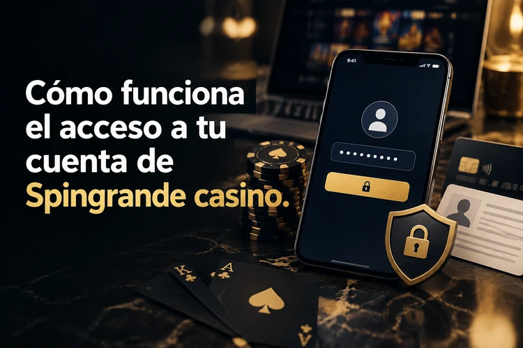 Cómo funciona el acceso a tu cuenta de Spingrande casino